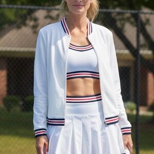 Tommy Bahama Zip Front Activewear Tennis Golf Jacket L NWT